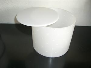 Osteform med l�g til fast ost. D: 20 cm. H: 15 cm